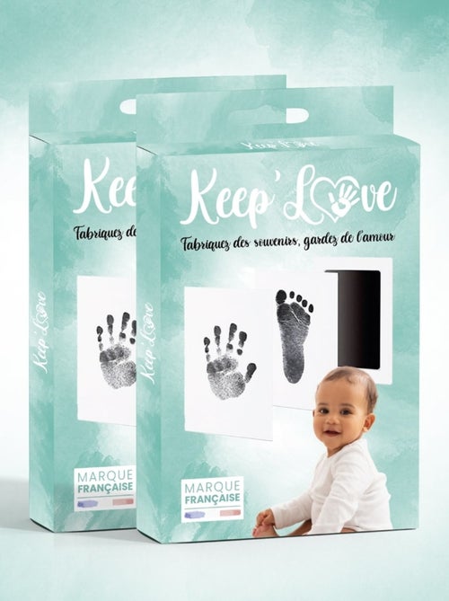 2 Kits d’empreintes pour mains et pieds de bébé - Kiabi