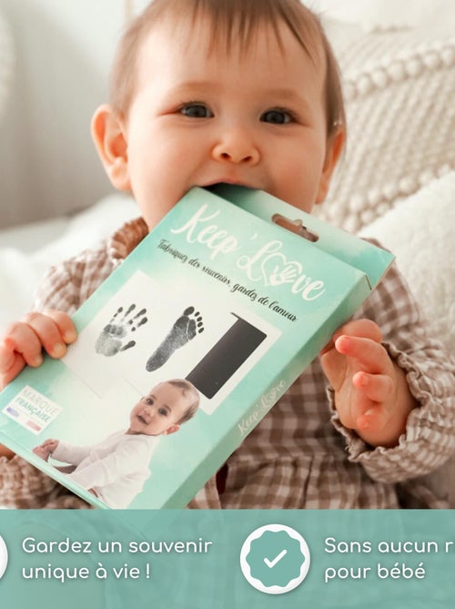 2 Kits d’empreintes pour mains et pieds de bébé - Kiabi
