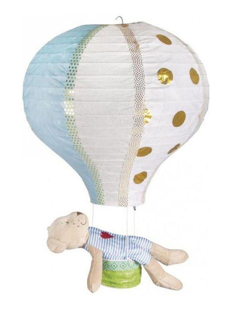 2 lampions en papier Montgolfière à chassis - Rayher Blanc - Kiabi