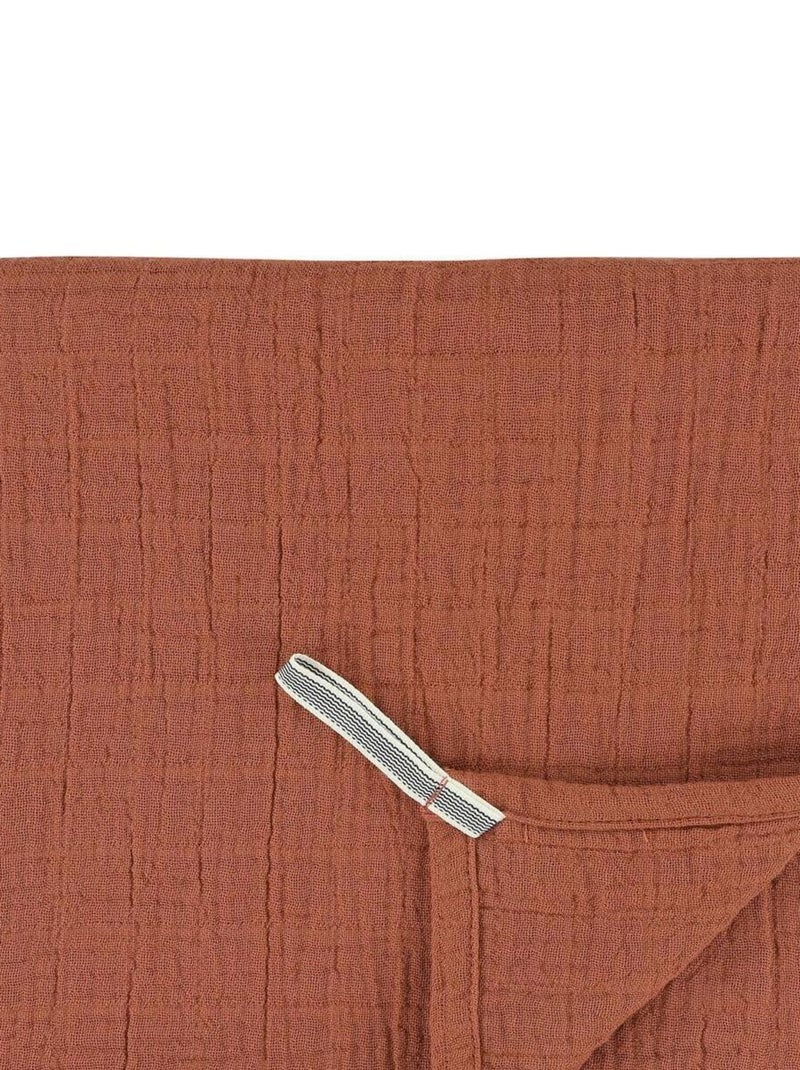 2 langes 110x110cm BLISS RUST Rouge - Kiabi