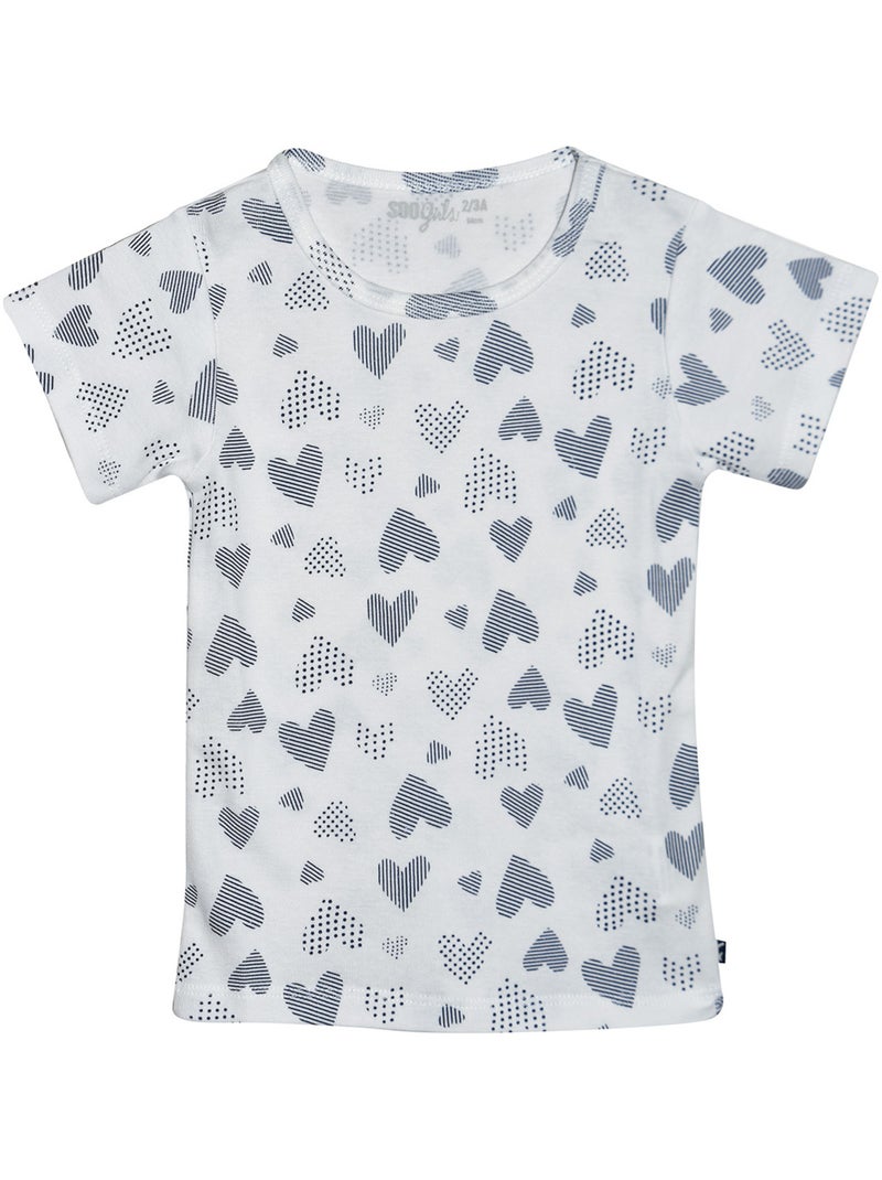 2 MAILLOTS DE CORPS FILLE DELPHINA Blanc - Kiabi