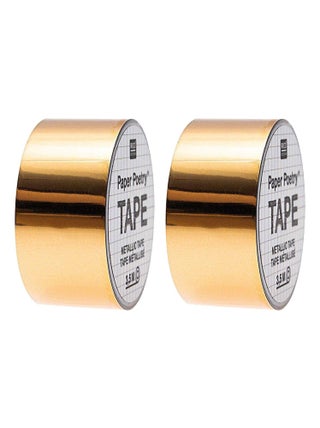 2 masking tapes miroir doré 1,9 cm x 3,5 m - Rico Design