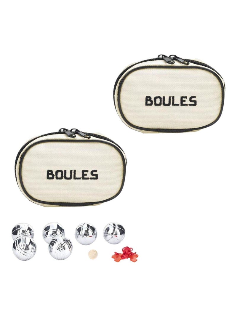 2 mini sets de 6 boules de pétanque - Kikkerland N/A - Kiabi