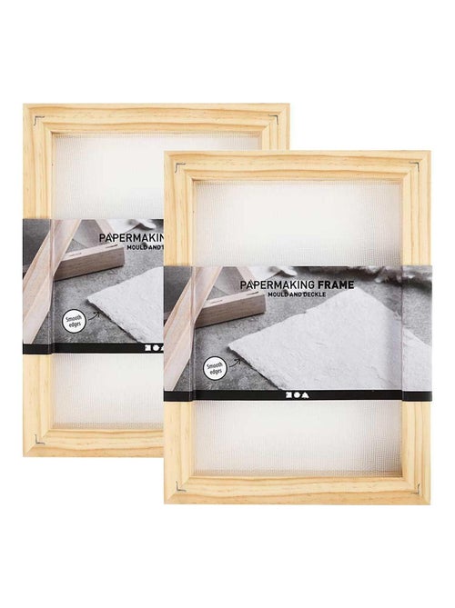 2 moules cadres pour fabrication de papier A5 - 23 - Creotime - Kiabi