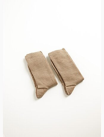2 paires chaussettes chaudes avec laine - afibel