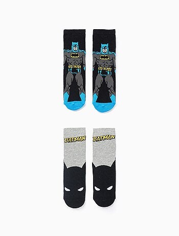 2 Paires de Chaussettes Antidérapantes Batman