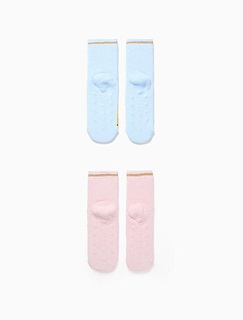 2 Paires de Chaussettes Antidérapantes Princesses