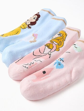 2 Paires de Chaussettes Antidérapantes Princesses