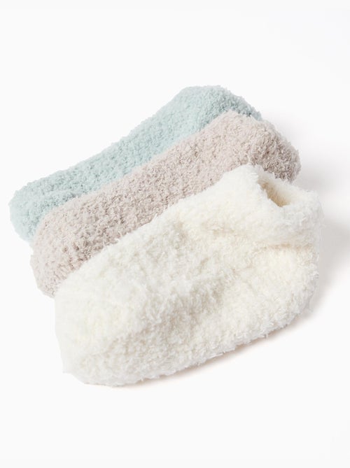 2 paires de chaussettes en chenille - Kiabi
