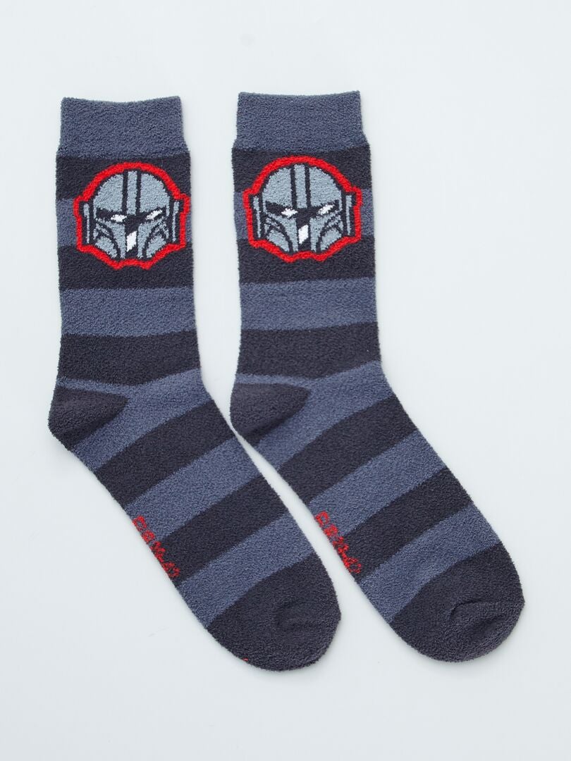 2 paires de chaussettes 'The Mandalorian' ROUGE - Kiabi