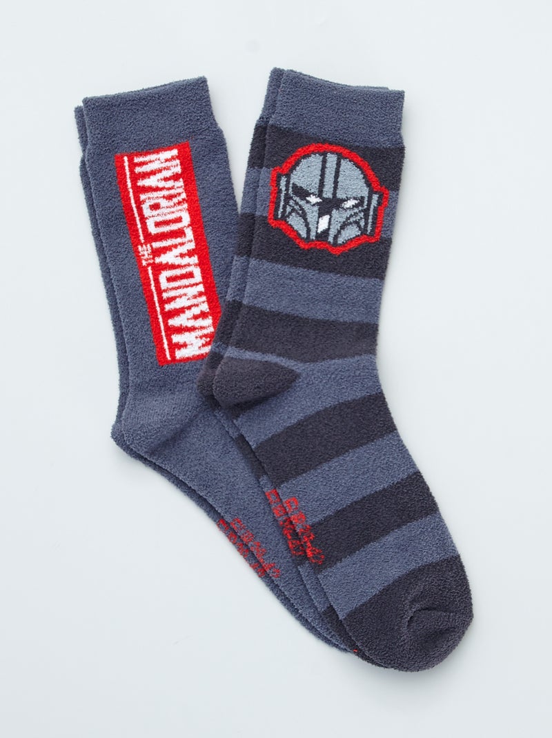2 paires de chaussettes 'The Mandalorian' ROUGE - Kiabi