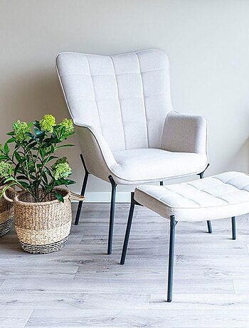 2 paniers en rotin marron et noir - House Nordic