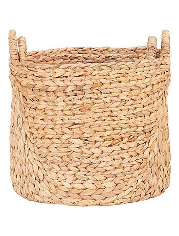 2 paniers ronds en jacinthe d'eau - House Nordic