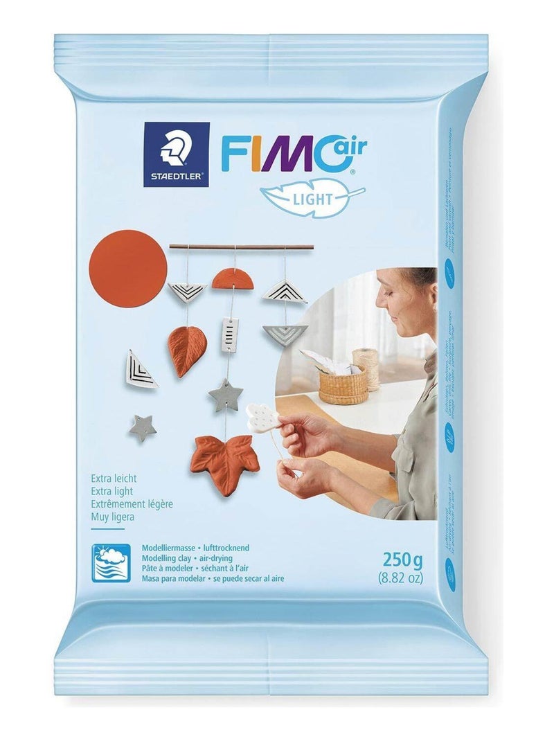 2 pâtes polymères Fimo Air Light 250 g Blanc + - Staedtler N/A - Kiabi