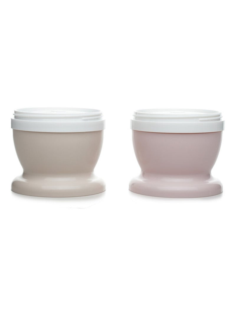 2 petits pots pour nourriture + 1 cuillère douce Rose - Kiabi