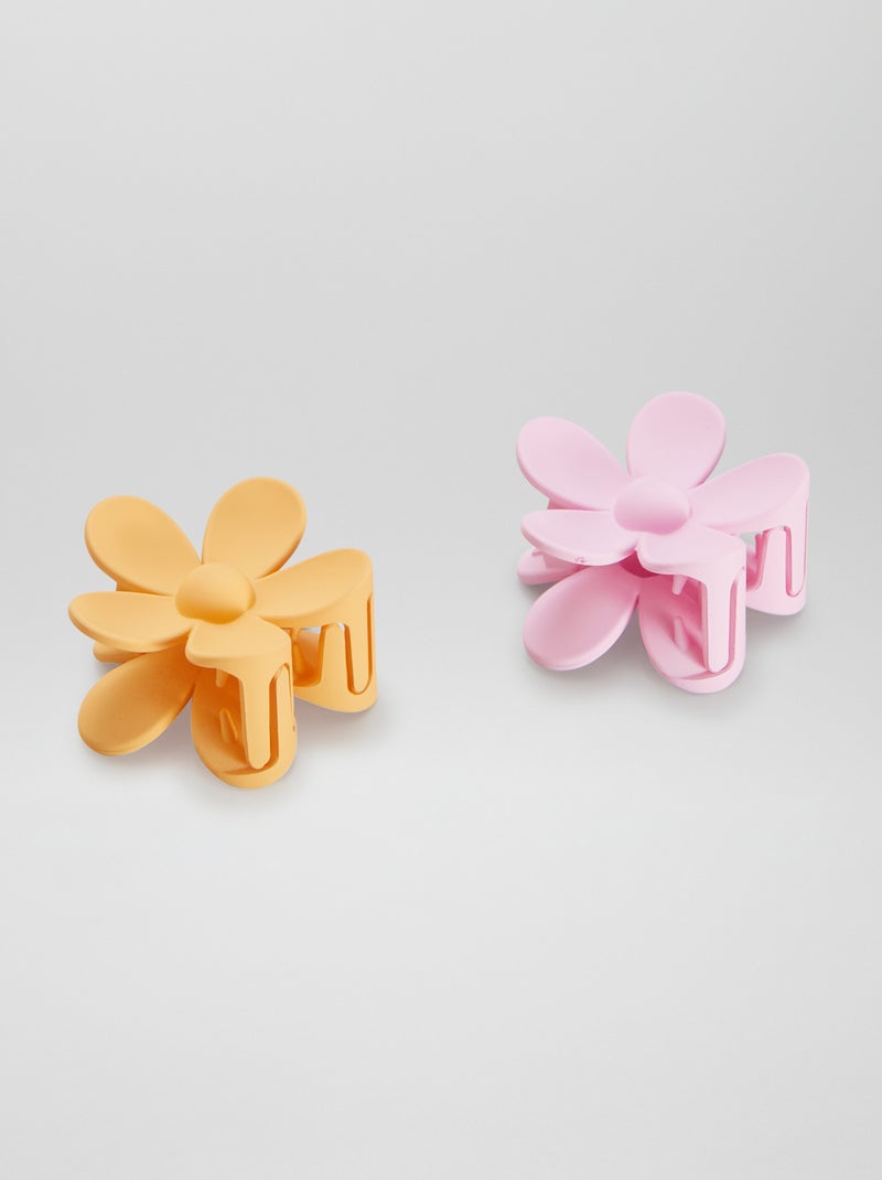 2 pinces crabe Rose - Kiabi
