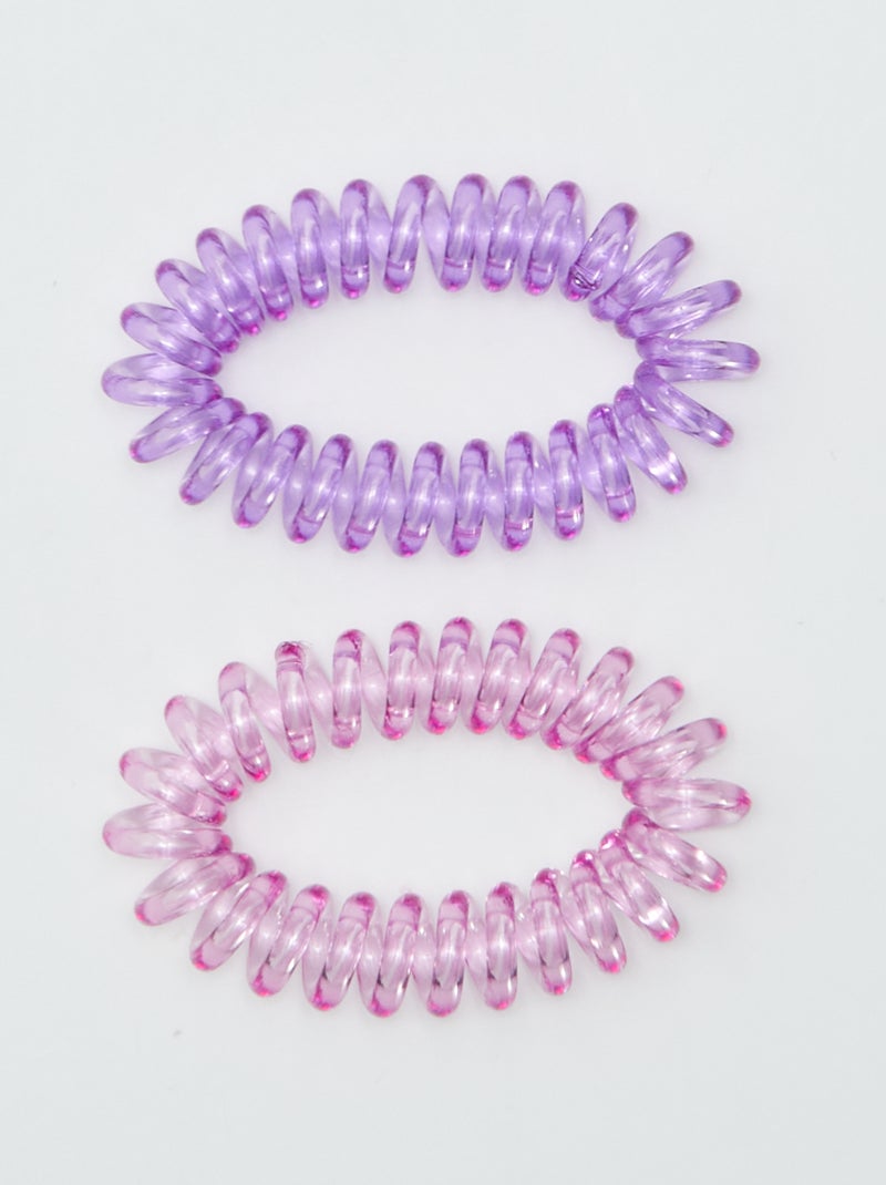 2 pinces et 2 élastiques pour cheveux Rse - Kiabi