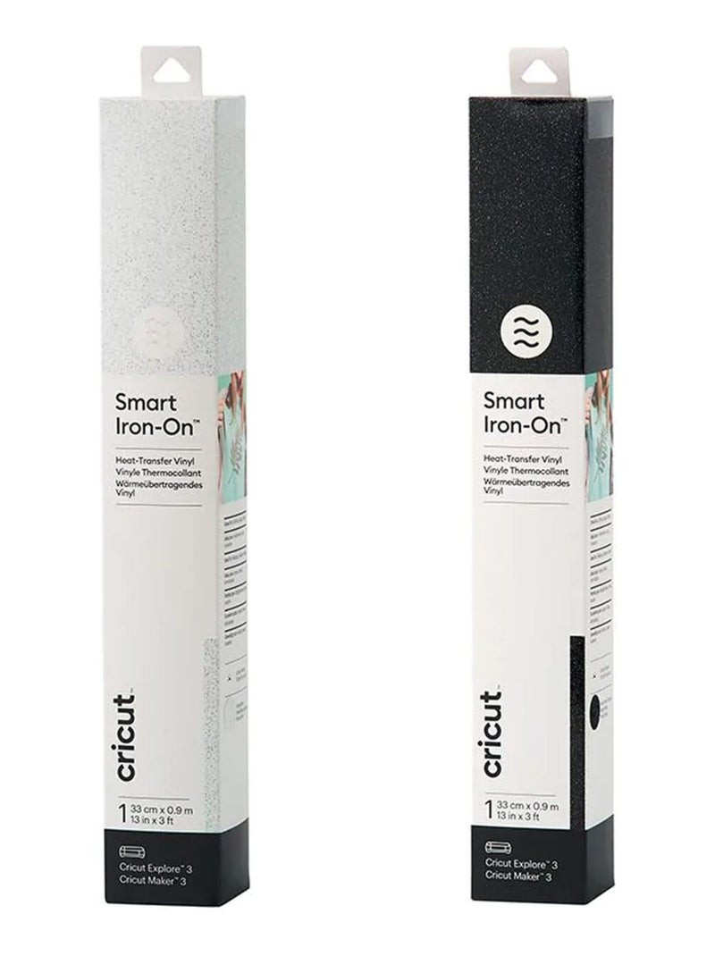 2 rouleaux thermocollants pailletés 61 x 14 cm - - Cricut Multicolore - Kiabi