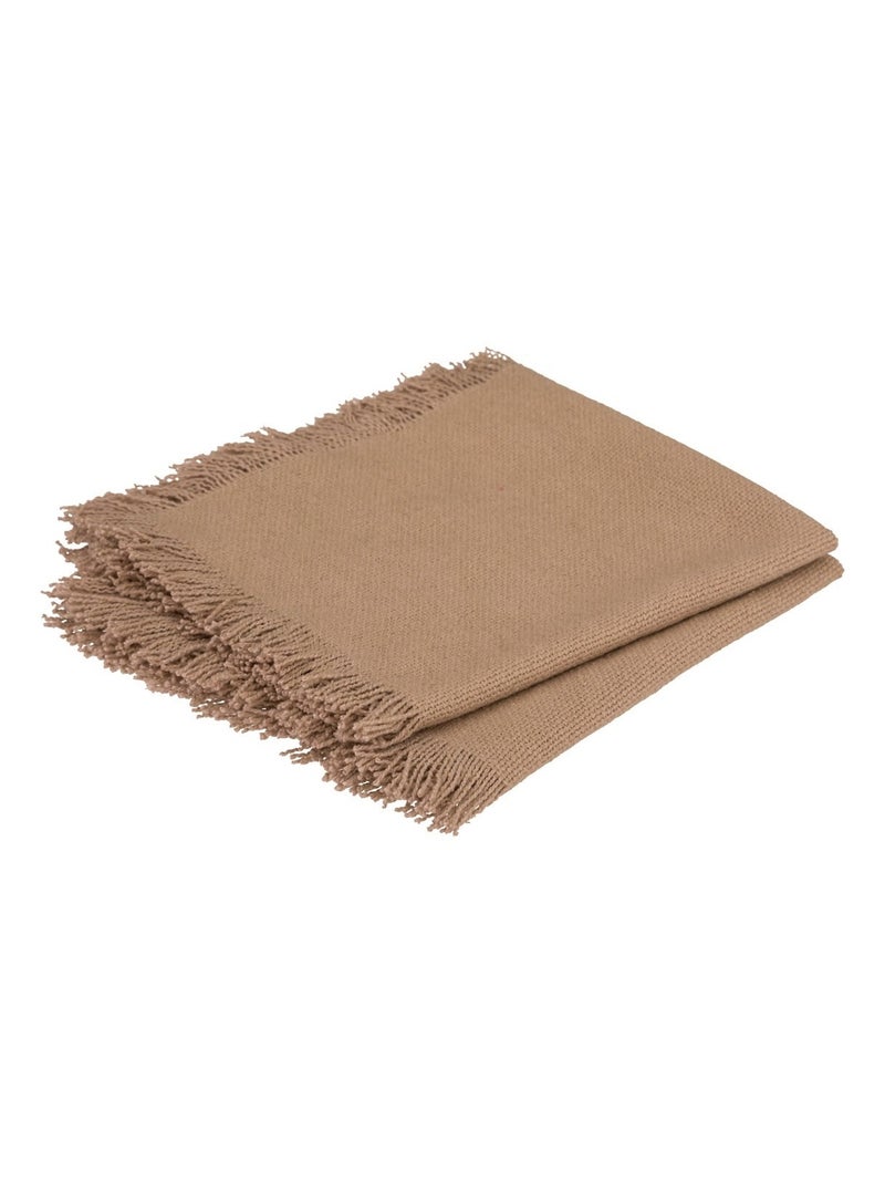 2 Serviettes de table Collection Ethnique Gris - Kiabi