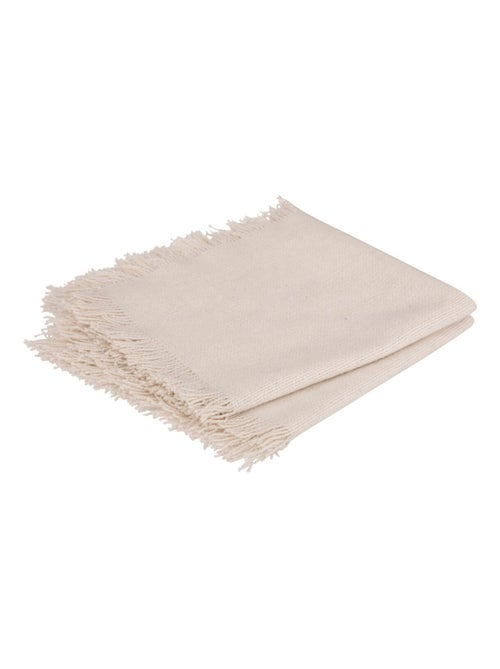 2 Serviettes de table Ethnique blanc - Kiabi 2 Serviettes de table Ethnique blanc - Kiabi