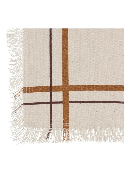 2 Serviettes de table rayees en coton Mahas - Kiabi