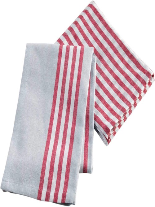2 Serviettes torchons  50 x 70 cm Gallinou - Kiabi