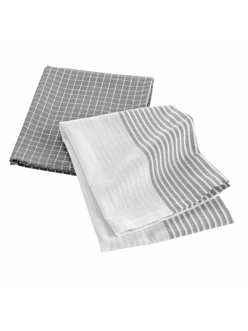 2 Serviettes torchons Dejeuner - Kiabi