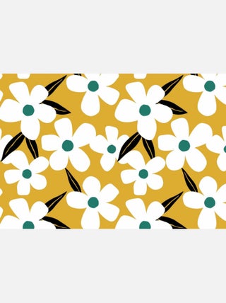 2 Sets de Table (28,5 x 44 cm) Darcy moutarde, Polypropylène Opaque