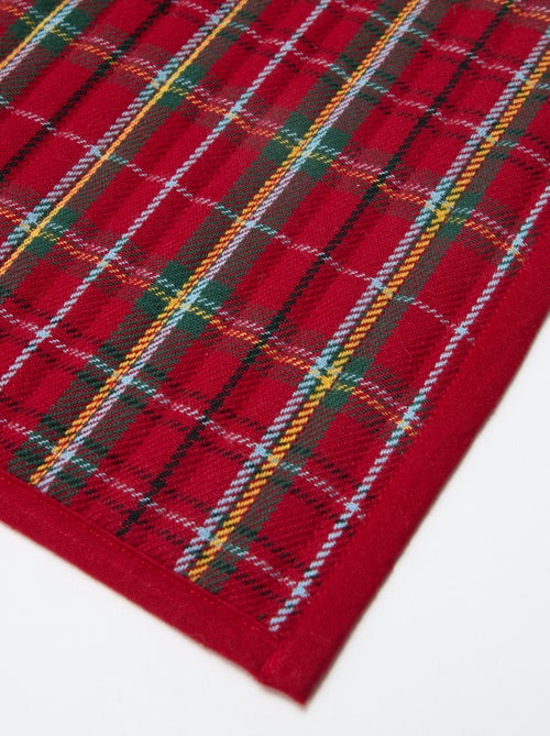 2 sets de table imprimé tartan Kiabi x Catherine Painvin - Kiabi