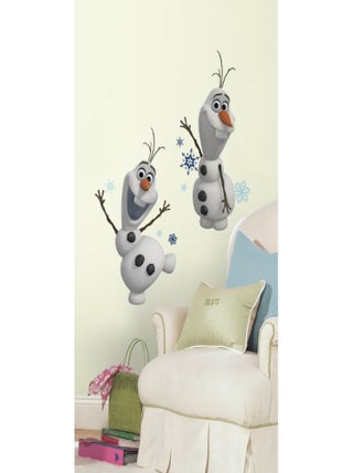2 Stickers géant Olaf La Reine des Neiges Disney 57x24 cm