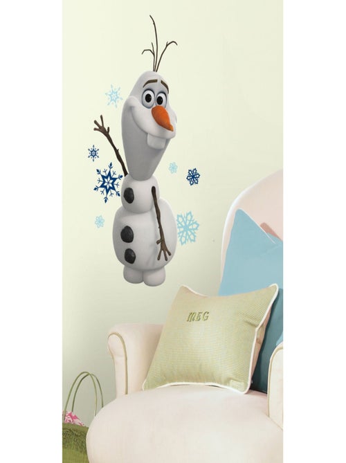 2 Stickers géant Olaf La Reine des Neiges Disney 57x24 cm - Kiabi