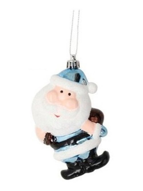 2 suspensions pere noel et sa hotte rose - Kiabi