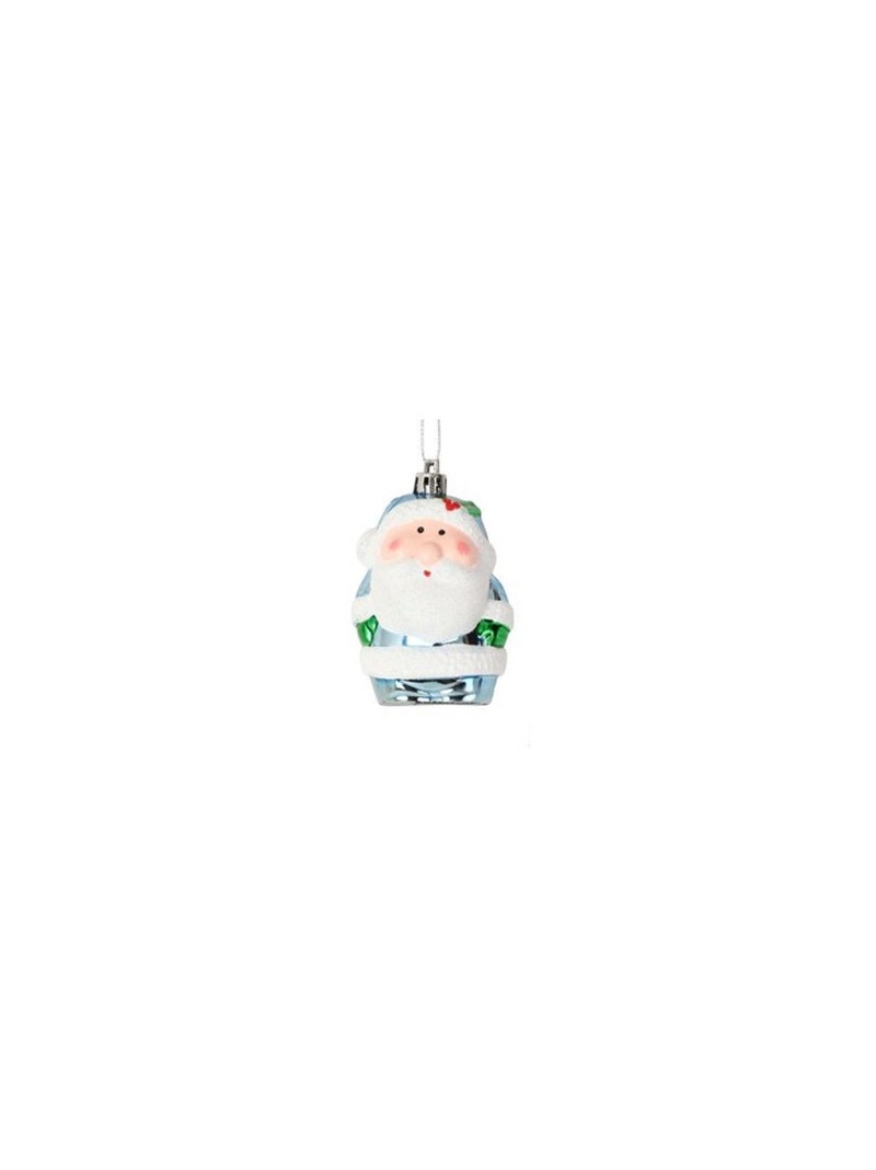2 suspensions pere noel rose Rose - Kiabi