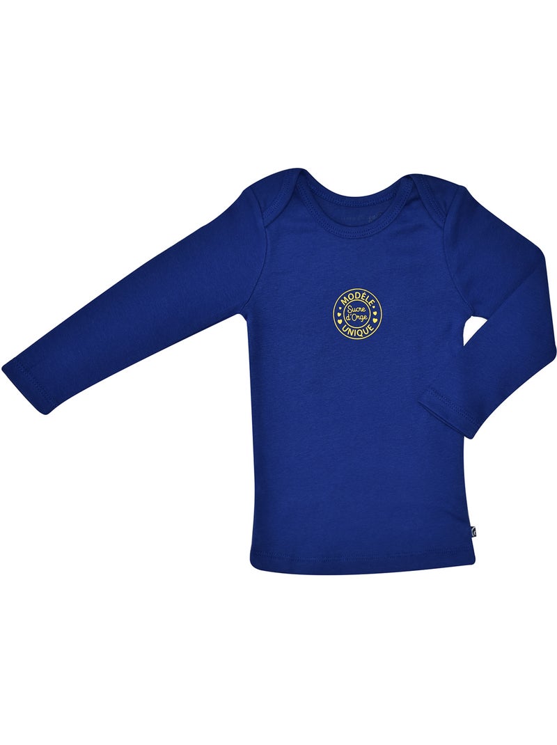2 T-SHIRTS DOUGGY 12/24 MOIS Bleu - Kiabi