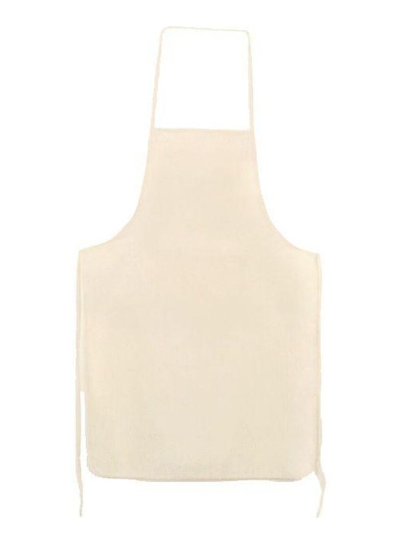 2 tabliers adulte en coton blanc cassé 90 x 60 cm - Graine Créative Beige - Kiabi