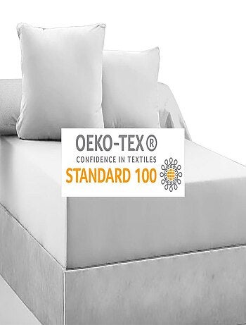 2 Taies d'Oreiller 100% coton 57 Fils - Le linge de Jules