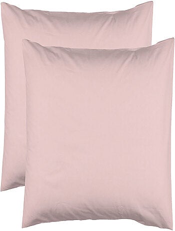 2 Taies d'Oreiller 100% coton 57 Fils - Le linge de Jules