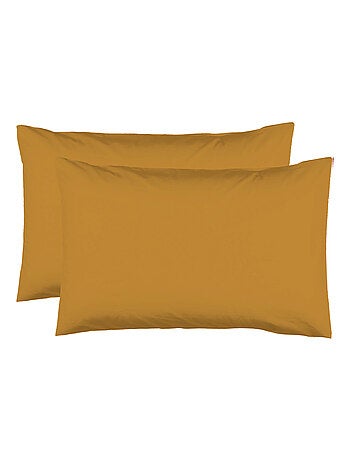 2 Taies d'Oreiller 100% coton 57 Fils - Le linge de Jules