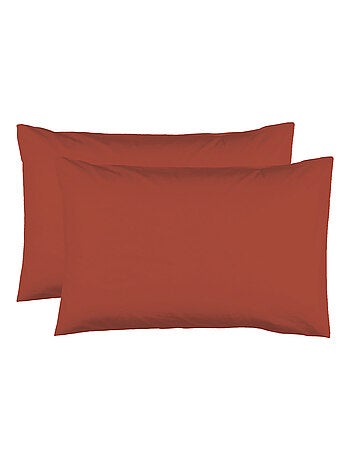 2 Taies d'Oreiller 100% coton 57 Fils - Le linge de Jules