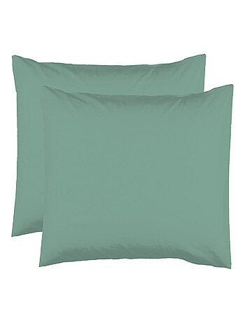 2 Taies d'Oreiller 100% coton 57 Fils - Le linge de Jules