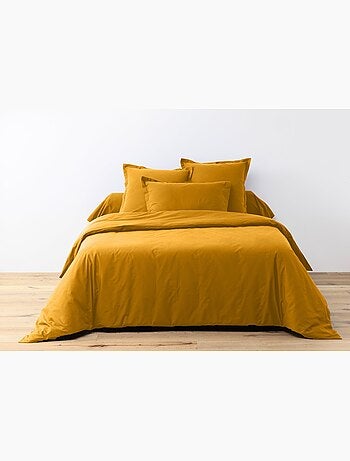 2 Taies d'oreiller uni 50 x 70 cm Passion vert
