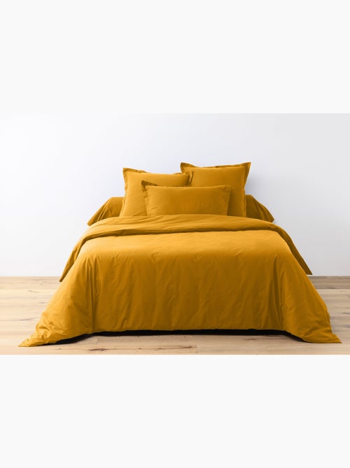 2 Taies d'oreiller uni 50 x 70 cm Passion vert - Kiabi