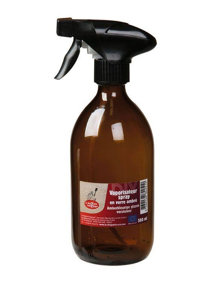 2 vaporisateurs spray en verre ambré 500 ml - La Droguerie Ecologique Multicolore - Kiabi