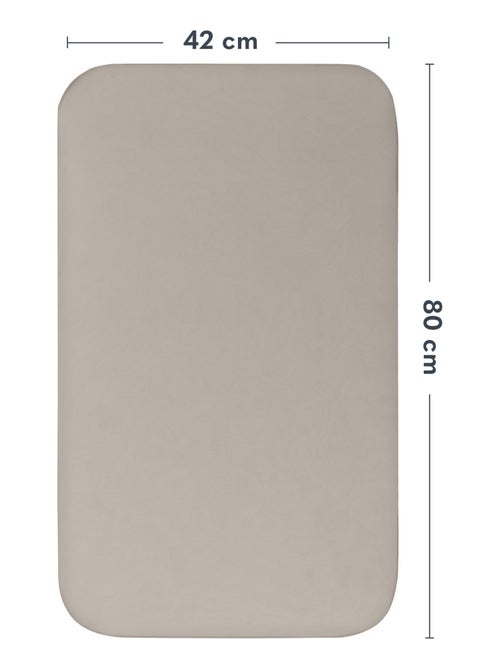 2 x Drap housse bambou pour lit bébé - LIONELO - Cododo et Berceau - 80 x 40 cm - Universelle - Kiabi