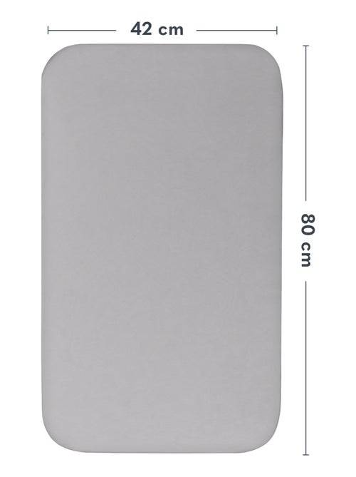 2 x Drap housse bambou pour lit bébé - LIONELO - Cododo et Berceau - 80 x 40 cm - Universelle - Kiabi