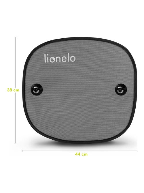 2 x Pare-Soleil de voiture  44x38 cm- LIONELO - Universel pour enfants - Protection UV - Noir - Kiabi