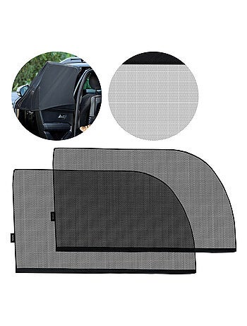 2 x Pare-Soleil de voiture 65x100 cm LIONELO - Couvre 100% de la fenêtre - Universel - Protection UV