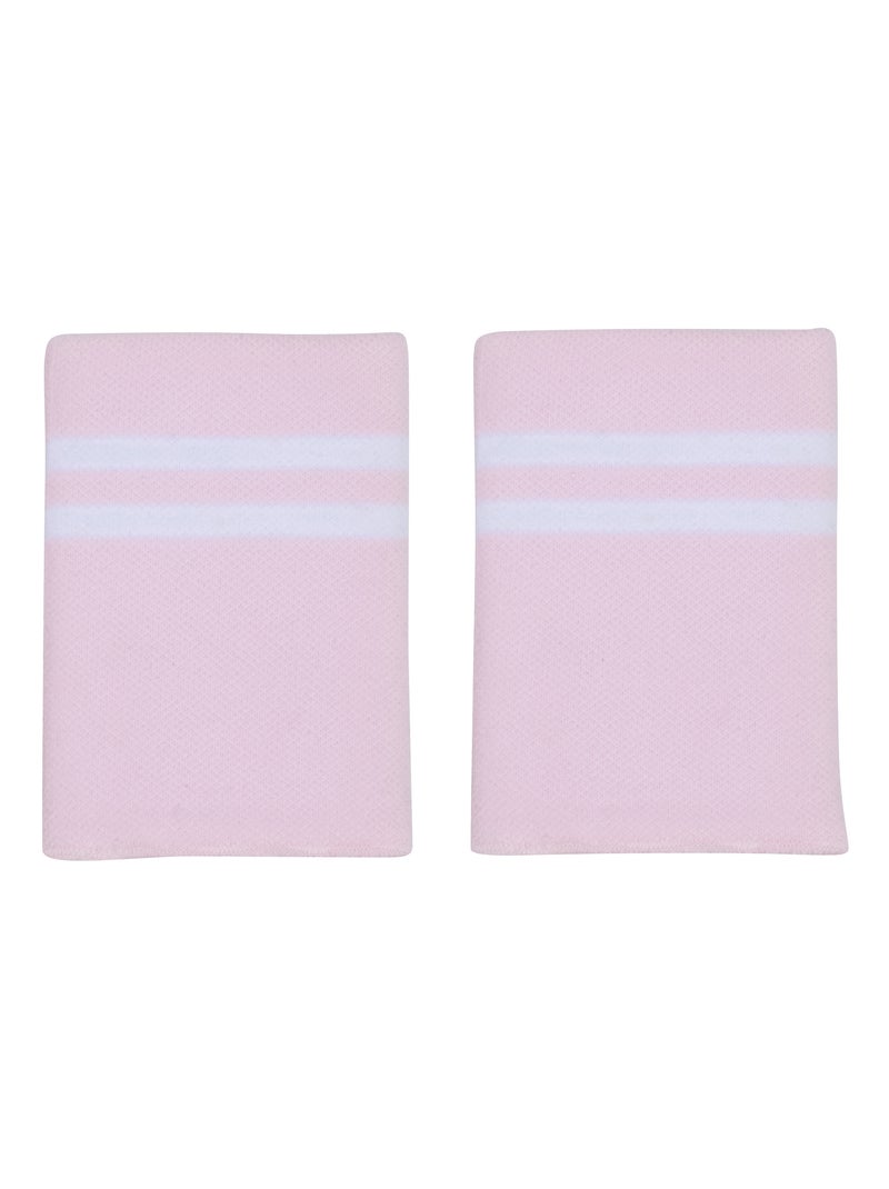 2 x Poignet éponge femme Roland Garros - Collection officielle - Tennis Rose - Kiabi
