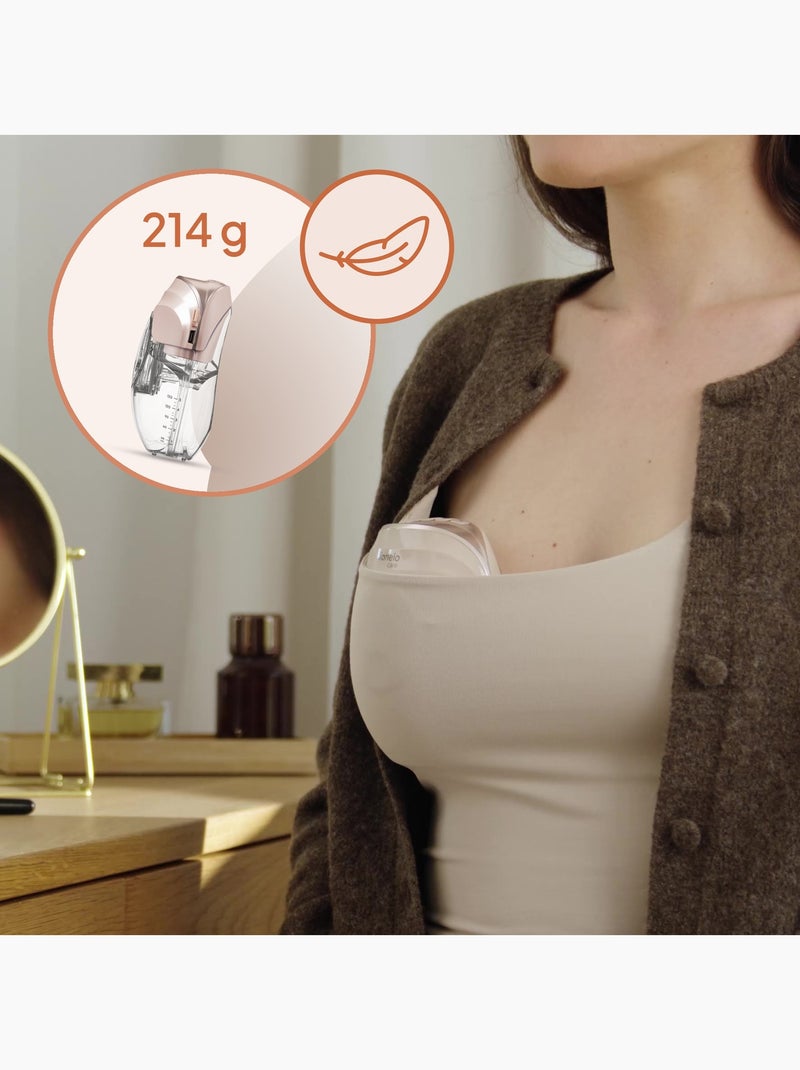 2 x Tire-lait mains libres LIONELO Fidi Free Slim - Discrète - 150ml - 4 Tailles - 3h sans fil Transparent - Kiabi