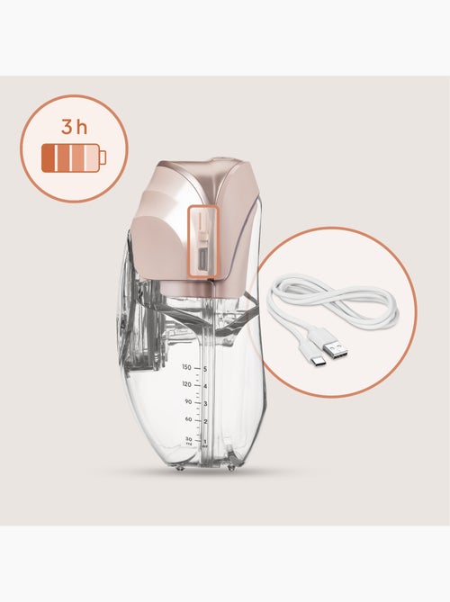 2 x Tire-lait mains libres LIONELO Fidi Free Slim - Discrète - 150ml - 4 Tailles - 3h sans fil - Kiabi 2 x Tire-lait mains libres LIONELO Fidi Free Slim - Discrète - 150ml - 4 Tailles - 3h sans fil - Kiabi